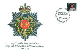 2001- Royal Canadian Army Service Corps Centenary S45 - HerdenkingsOmslagen