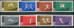 POLAND 1962 European Athletic Imperforate MNH / **  Michel 1338-45B - Ungebraucht