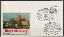 Berlin FDC 1978 Nr.590 Burg Lichtenberg ( D 978 )günstiger Versand - 1971-1980