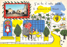 79-BEAUVOIR-SUR-NIORT- J'AI BU A VOTRE SANTE A BEAUVOIR SUR NIORT - Beauvoir Sur Niort