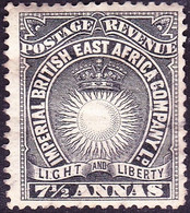 BRITISH EAST AFRICA 1895 QV 7½a Black SG30 FU - Afrique Orientale Britannique