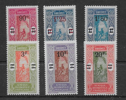 Dahomey N°79/84 - Neuf ** Sans Charnière - TB - Nuevos