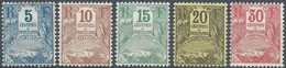 Guadeloupe,France(old Colonies And Protectorates)CHIFFRE TAXE,TAX NUMBER, 5c-10c-15c-20c-30c,Mint - Timbres-taxe