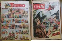 C1  ZIG ZAG ZORRO # 13 1953 PIRATES INFINI Le Goff PELLOS  PORT INCLUS France - Zorro