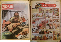 C1 ZIG ZAG ZORRO # 11 1953 PIRATES INFINI Le Goff PELLOS PORT INCLUS France - Zorro