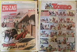 C1 ZIG ZAG ZORRO # 9 1952 PIRATES INFINI Le Goff PELLOS PORT INCLUS France - Zorro
