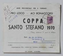 24896 160crt/ - Ciclismo - Coppa Santo Stefano - Aci Bonaccorsi (CT) 1970 - Wielrennen