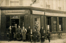 Montreuil * Carte Photo * Devanture A La Civette Du Haut Montreuil A. DOUTHAC Rue De Rosny * Débit De Tabac Tabacs TABAC - Montreuil