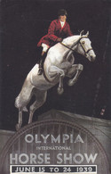Sport - Hippisme - Carte Commémorative De L'Olympia International Horse Show. - LONDRES - Ippica