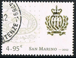 2012 - SAN MARINO - TRIBUTO ALLO STEMMA - TRIBUTE TO THE COAT OF ARMS - USED - Oblitérés