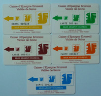FRANCE - Early ATM - EETPOS Trials - Bank - Cassie D'Epargne - Set Of 5 - RARE - Other & Unclassified