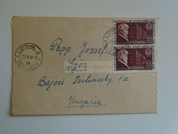 D184895  Romania  Small Cover   - Cancel  1957 Lipova Lippa -A  Sent To Hungary - Covers & Documents