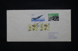 CHINE - Enveloppe De Shanghai Pour La France En 1997, Affranchissement Au Verso - L 108474 - Lettres & Documents