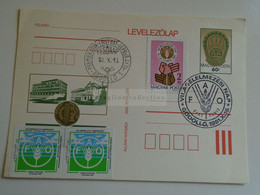 D184907  Hungary Postal Stationery  1981 Gödöllő -  World Food Day  - FAO - Covers & Documents