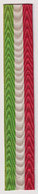 Ruban Drapeau Italie - 2,7 X 34 Cm - Moiré - 1 Pli Marqué - Très Bon état - Drapeaux