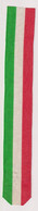 Ruban Drapeau Italie - 2,3 X 16,5 Cm - 1 Pli Marqué - Très Bon état - Drapeaux