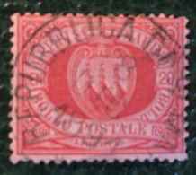 1877-90  - San Marino - Venti Centesimi  Usato - Used Stamps