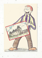 Cp, 79 , L'ABSIE , Chateau De L'abbaye , Illustrateur Yves DUCOURTIOUX ,1990, Vierge - L'Absie