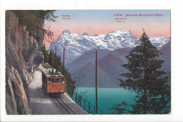 29039 -Brunnen Morschach Bahn Train Circulée 1909 - Morschach