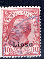 Egeo - Lipso, 10 Centesimi (o) - Egée (Lipso)