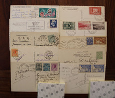 Lot 34 Monaco Monte Carlo Poste Aerienne Cover Air Mail CPA CPSM Timbres - Autres & Non Classés