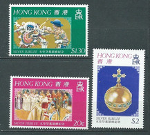 HONG KONG   - Série - Yvert N° 325  /  327  **  -  Mala 10002 - Nuovi