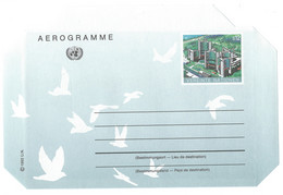 SP UNITED NATIONS AIRMAIL AEROGRAMME NEUF 1992 /  VEREINTE NATIONEN - Cartas & Documentos