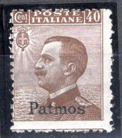 Egeo - Patmo (Patmos) 40 Centesimi ** - Ägäis (Patmo)