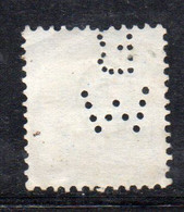 Y277 - SVIZZERA 1882 , 25 Fr Unificato N.73 Usato : Perfin BW - Perfin