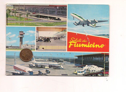 MM945 Lazio FIUMICINO Roma 1982 Viaggiata Taglietto Aeroporto - Fiumicino