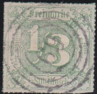 Thurn & Taxis     .    Michel     .   46  (2 Scans)     .    O        .     Gestempelt - Used