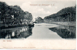 DEN HELDER  SPOORGRACHT MET ACHTERGRACHT - Den Helder