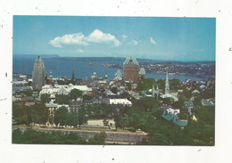 Cp, CANADA , QUEBEC, Vue De La Haute-ville Dominant Le ST LAURENT , écrite, Photo S.J. Hayward, , ST. LAWRENCE - Québec - La Cité