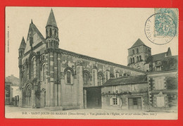 002748 - DEUX SEVRES - SAINT JOUIN DE MARNES - Vue Générale De L'Eglise - Saint Jouin De Marnes