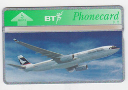 BT Phonecard 'Cathay Pacific' - Superb Mint - BT Emissions Thématiques Avions Civils