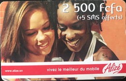 SENEGAL  -  Rechage  -  Diamono  -  Alizé  -  2.500 FCFA + 5 SMS - Sénégal