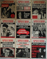 Lo Specchio - Lotto 9 Riviste  Di Aa.vv.,  1963 - 1964,  Aldo Moro, La Malfa.. - Sammlungen