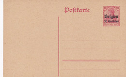 Carte Entier Postal Occupation - Occupation Allemande