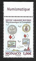 Monaco 2021 -  Yv N° 3298 ** - 28e Grande Bourse - Unused Stamps