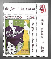 Monaco 2020 - Yv N° 3250 ** - Les Films Tournés à Monaco (Le Roman D’un Tricheur) - Unused Stamps