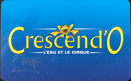 FRANCE  -  Disneyland Paris  -   Disney Village  -  CRESCEND'O  (L'eau Et Le Cirque) - Disney Passports