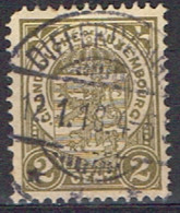 LUX-27 - LUXEMBOURG N° 90 Obl. Armoiries - 1907-24 Ecusson