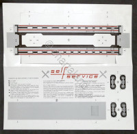 Costruzioni Carta - Modellismo Ferroviario - Carrozza Self Service - Anni '70 - Otros & Sin Clasificación