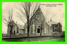 GANANOQUE, ONTARIO - ST JOHN'S ROMAN CATHOLIC CHURCH - PRIVATE POST CARD - - Gananoque