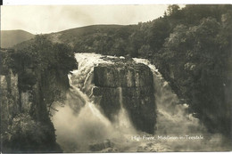 REAL PHOTOGRAPHIC POSTCARD - HIGH FORCE - MIDDLETON-IN-TEESDALE - COUNTY DURHAM BY J. LANGSTAFF - Altri & Non Classificati