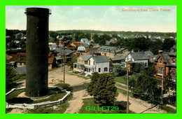 GANANOQUE, ONTARIO - VIEW FROM CLOCK TOWER - TRAVEL IN 1910 -  THE VALENTINE & SONS PUB - - Gananoque