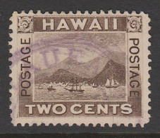 HAWAII  #75  DOUBLE RING "KILAUEA" CANCEL - Hawai