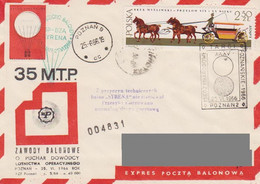 Poland Post - Balloon PBA.1966.poz.syr.06: Competition For The Poznań Fair SYRENA - Balloons