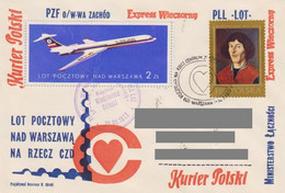 Poland Post - Airplane PSA.1973.war.A.01: Warszawa Children's Health Center - Airplanes