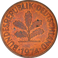 Monnaie, République Fédérale Allemande, 2 Pfennig, 1989, Stuttgart, TTB - Other & Unclassified